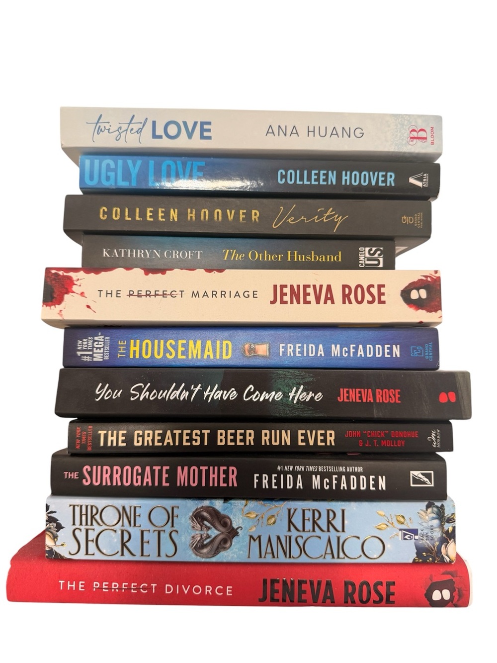Stack of Fiction Novels - Mixed genre